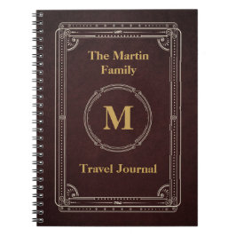 Vintagestil reser journalen anteckningsbok