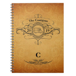 Vintagestil RV Motorhome reser journalen Anteckningsbok