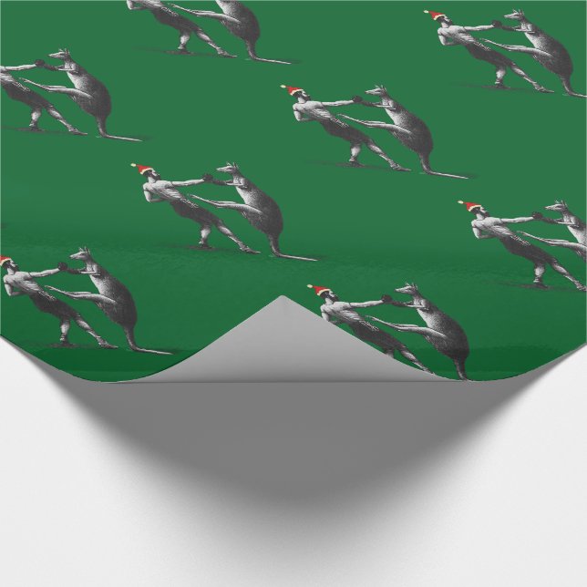 Vintagestilboxning som slår in papper presentpapper (Hörn)