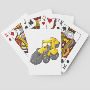 Vintagestilcampare som leker kort casinokort