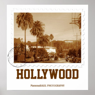VintagestilHollywood affisch! Poster