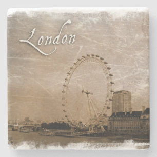VintagestilLondon kustfartyg Stenunderlägg