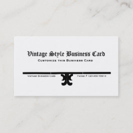 Vintagestilvisitkort Visitkort