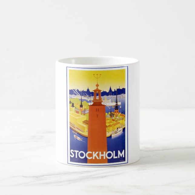 VintageStockholm sverige Kaffemugg (Center)