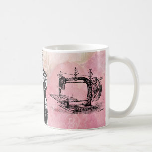 Vintagesymaskin- & aningkaffekopp kaffemugg