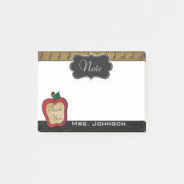 Vintagetack skolar noterar | DIY text Post-it Block