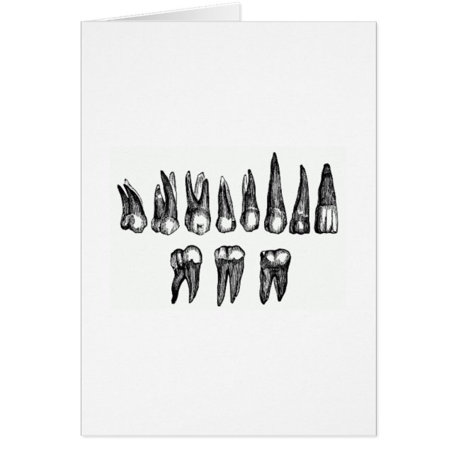 Vintagetänder Hälsningskort (Framsidan)