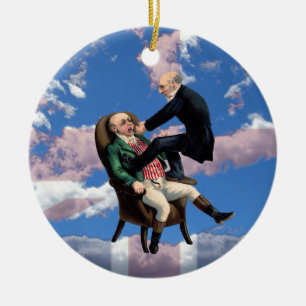 vintagetandläkaregåvor julgransprydnad keramik