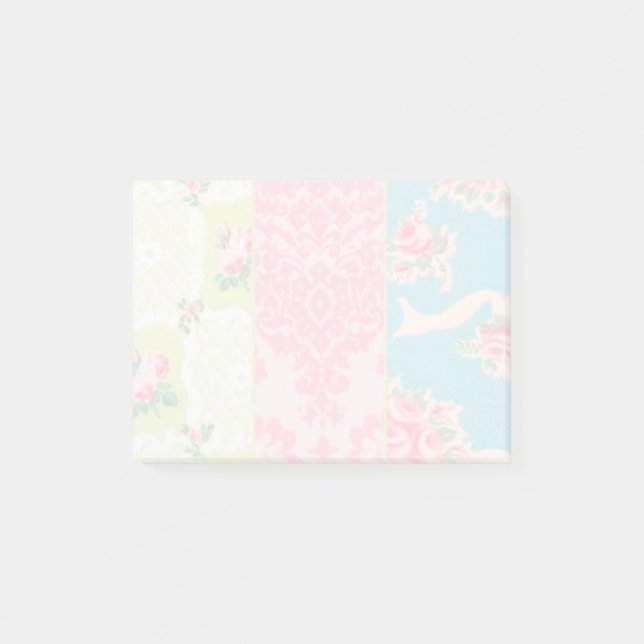 Vintagetapet som posta-det noterar post-it block (Framsida)