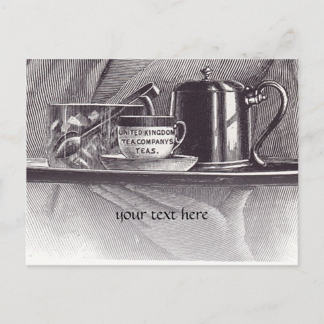 VintageTeamagasin Vykort (Framsida)