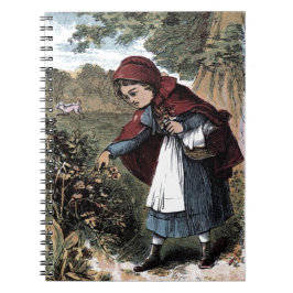 Vintageteckning: Lite röda Ridinghood Anteckningsbok