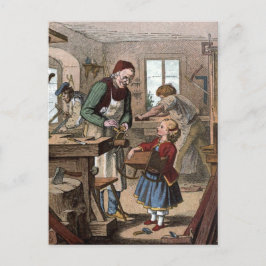 Vintageteckning: Seminariet Vykort