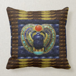 VINTAGEtempelkonster från egyptenPYRAMIDER Kudde