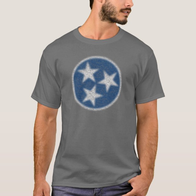 VintageTennessee flagga Tee (Framsida)