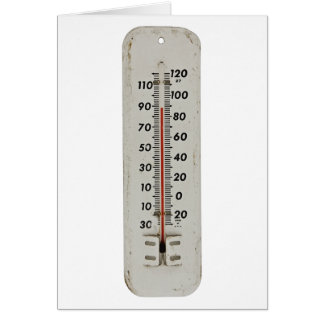 vintagetermometer hälsningskort