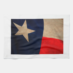 VintageTexas flagga Kökshandduk