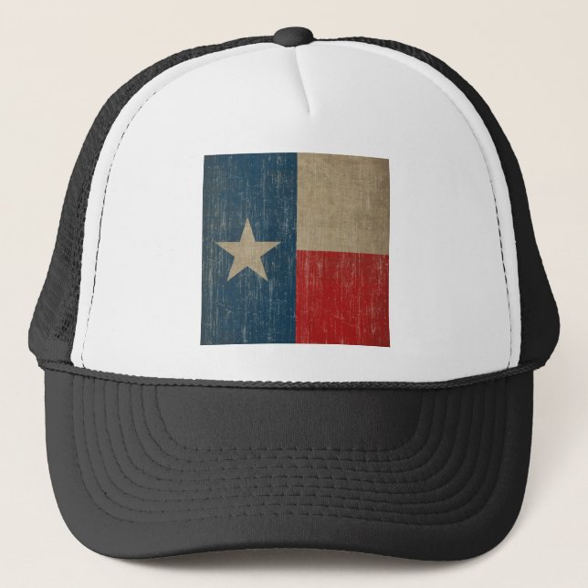VintageTexas flagga Truckerkeps (Framsida)
