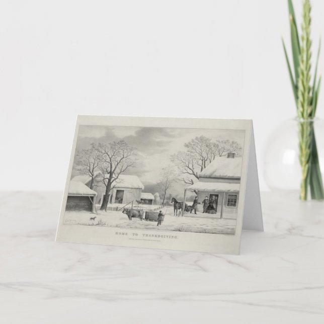 Vintagethanksgiving Helgkort (Framsida)