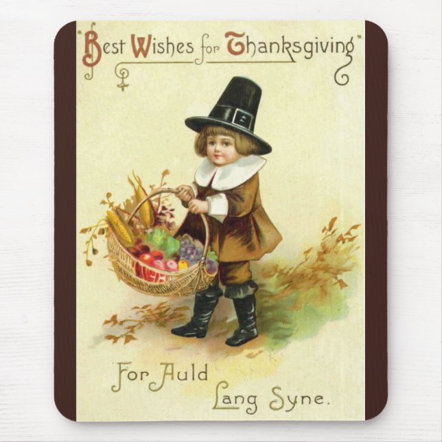 Vintagethanksgiving Mousepad Musmatta (Framsidan)