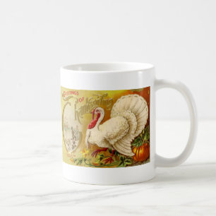 VintagethanksgivingTurkiet mugg