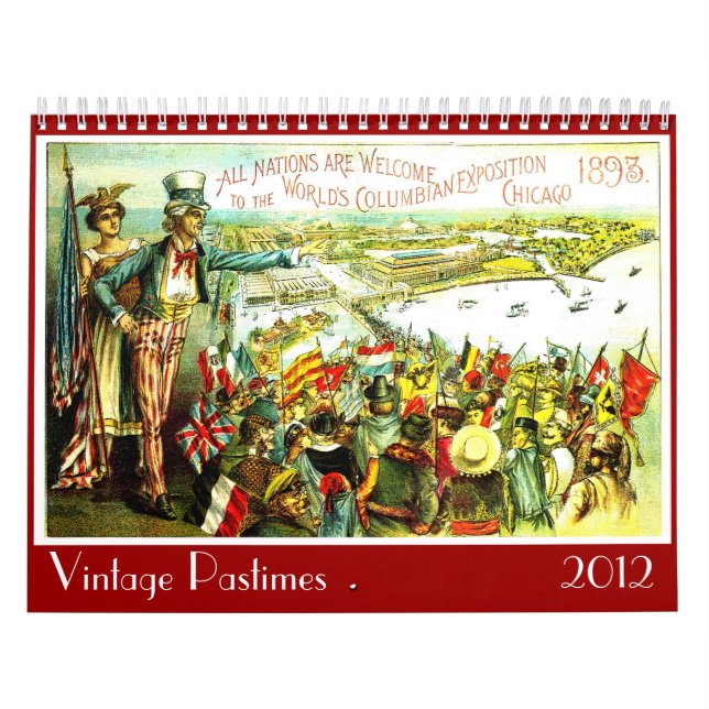 Vintagetidsfördriv - kalender (Omslag)