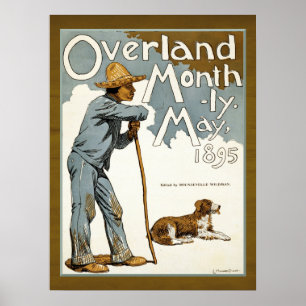 Vintagetidskriften täcker bonden och hunden poster