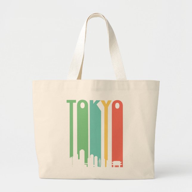 VintageTokyo Cityscape Jumbo Tygkasse (Framsidan)