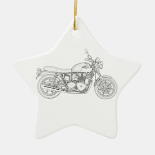 Vintagetriumf Julgransprydnad Keramik