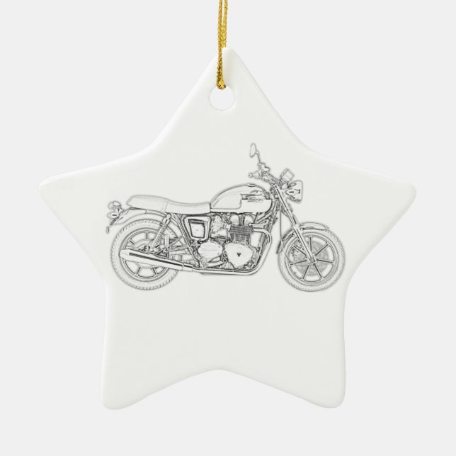 Vintagetriumf Julgransprydnad Keramik (Framsidan)