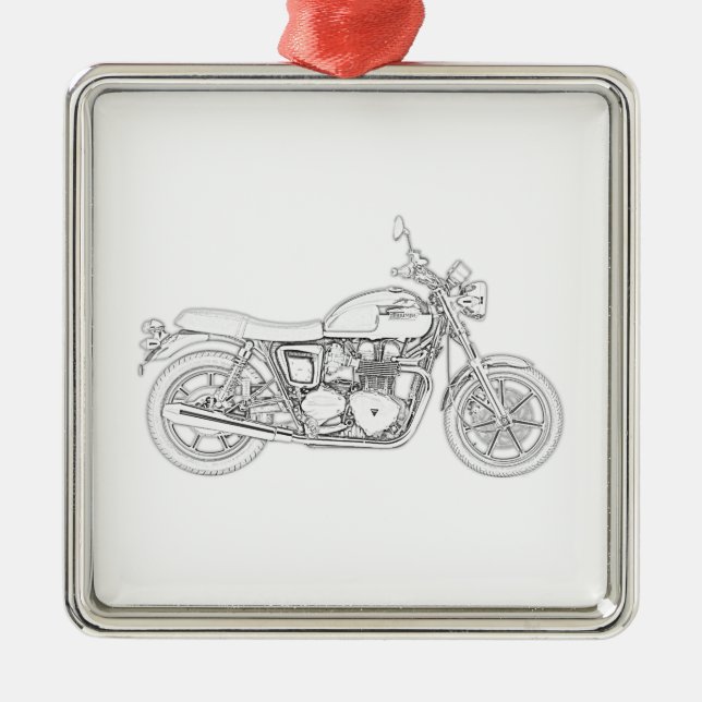 Vintagetriumf Julgransprydnad Metall (Framsidan)