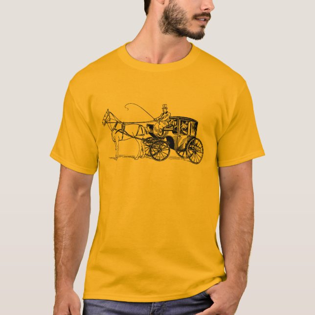Vintagetriumfvagn Tee Shirt (Framsida)