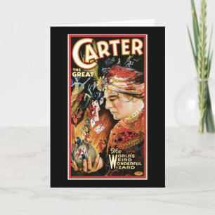 Vintagetrollkarl Carter underbaren Kort