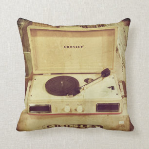 Vintageturntablen kudder kudde