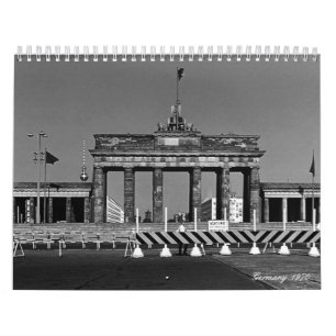 VintageTyskland 1970 Kalender