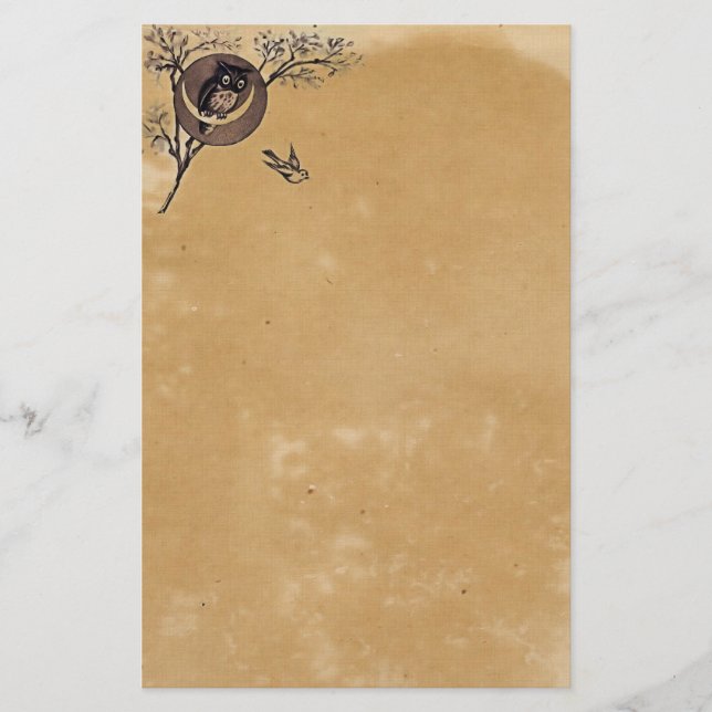 Vintageugglabrevpapper Brevpapper (Framsida)