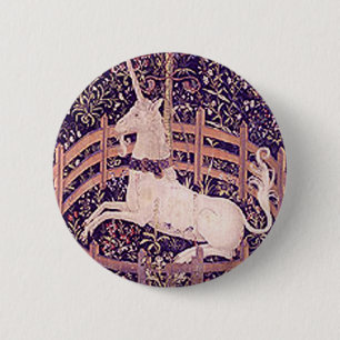 VintageUnicorn i fångenskapTapestry Knapp