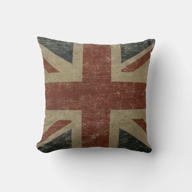 VintageUnited Kingdom flagga Kudde (Framsida)