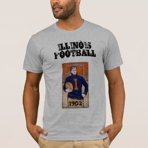 Vintageuniversiteten av den Illinois T-tröja T Shirt