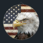 VintageUS-USA flagga med amerikanörnen Piltavla<br><div class="desc">VintageUS-flagga med amerikanörndesignen för en perfekt independence day. 
Behaga kontaktar mig,  om du behöver hjälp eller matchaobjekt.</div>