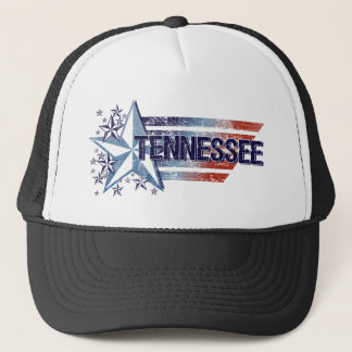 VintageUSA flagga med stjärnan - Tennessee Truckerkeps