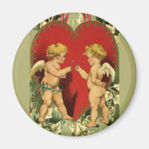 Vintagevalentin dag, Cherubs gör en Wish Magnet