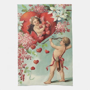 Vintagevalentin kökshandduk