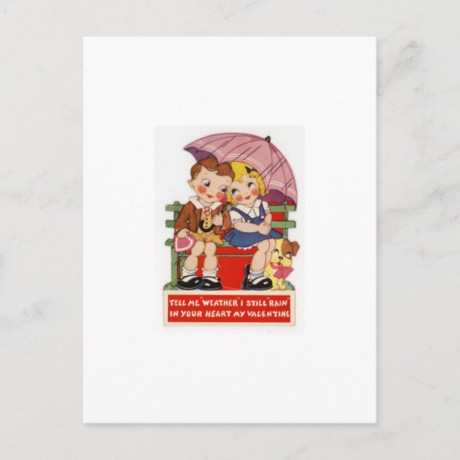 vintagevalentin kort för dag (Framsida)