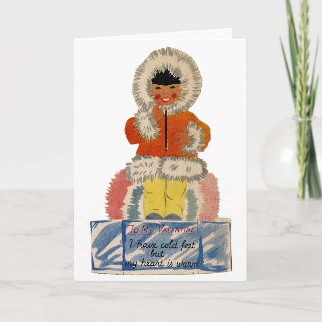 VINTAGEVALENTIN KORT FÖR DAG (Framsida)