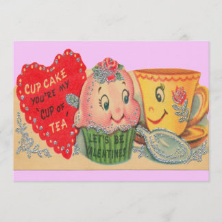 Vintagevalentininbjudningar Inbjudningar