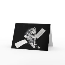 Vintagevalpar och kattungar noterar kort