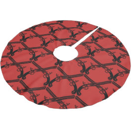 Vintagevapen Julgransmatta Borstad Polyester