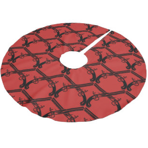 Vintagevapen Julgransmatta Borstad Polyester