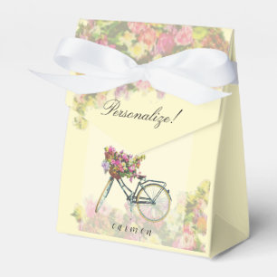 Vintagevår blommorcykel presentaskar