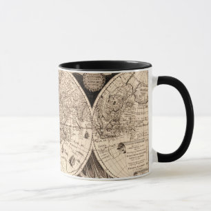 Vintagevärldskarta Mugg